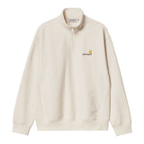 Carhartt Wip Half Zip American Script Crewneck Natural