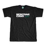Montana Cans Typo+Logo T-Shirt Black