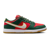 Nike SB Dunk Low Pro Fir and Fire Red