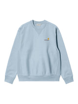 Carhartt WIP American Script Crewneck Frosted Blue