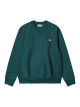 Carhartt WIP American Script Crewneck Malachite