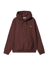 Carhartt WIP American Script Hoodie Amarone