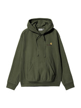 Carhartt WIP American Script Hoodie Tarragon