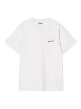 Carhartt WIP American Script T-Shirt Ash Heather