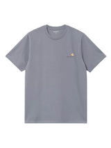 Carhartt WIP American Script T-Shirt Shady Blue