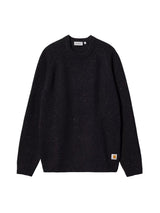 Carhartt WIP Anglistic Sweater Speckled Dark Navy