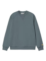 Carhartt WIP Chase Crewneck Cozy Blue/Gold