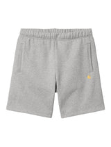 Carhartt WIP Chase Sweat Short Grey Heather/Gold