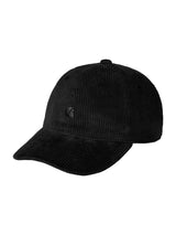 Carhartt WIP Harlem Cord Cap All Black