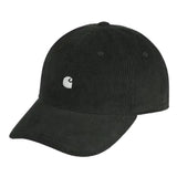 Carhartt WIP Harlem Cord Cap Raven/White