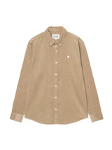 Carhartt WIP Madison Cord Fine Hemd Shirt Iroko / Wax