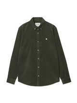 Carhartt WIP Madison Cord Fine Hemd Shirt Opuntia / Wax