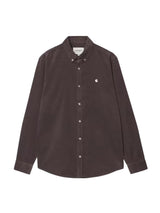 Carhartt WIP Madison Cord Fine Hemd Shirt Shale / Wax