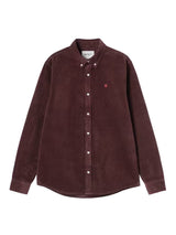 Carhartt WIP Madison Cord Hemd Shirt Amarone