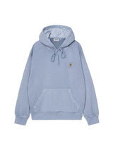 Carhartt WIP Nelson Sweat Hoodie Gentle Blue Garment Dyed