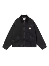 Carhartt WIP OG Detroit Jacket Black Black Stone Washed