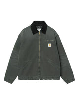Carhartt WIP OG Detroit Jacket Raven Black Stone Canvas
