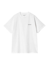 Carhartt WIP Script Embroidery T-Shirt White / Black