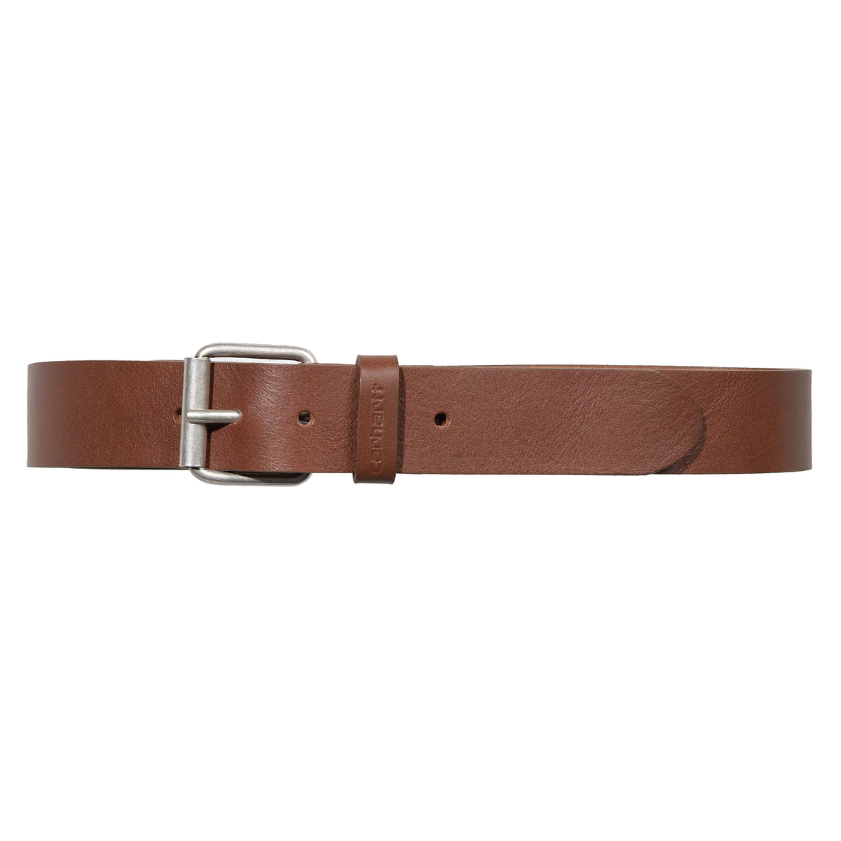 Carhartt WIP Script Leder Belt Gürtel Cognac – stayon.