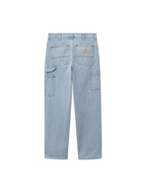 Carhartt WIP Single Knee Pant Blue Heavy Stone Bleached