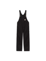 Carhartt WIP WIP Bib Overall 100% Organic Cotton Black Rinsed