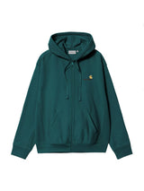 Carhartt WIP Hooded American Script Jacket Malachite
