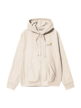 Carhartt WIP Hooded American Script Jacket Moonbeam