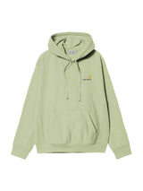 Carhartt WIP American Script Hoodie Pale Olive