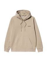 Carhartt WIP Hooded Script Embroidery Sweat Wall/Black