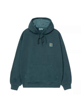 Carhartt WIP Vista Sweat Hoodie Deep Lagoon Garment Dyed