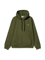Carhartt WIP Hooded American Script Jacket Tarragon