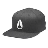 Nixon Deep Down Athletic Fit Cap Black Heather / White