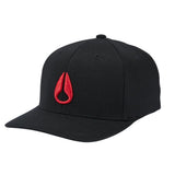 Nixon Deep Down Athletic Fit Cap Black/Red