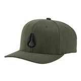 Nixon Deep Down Athletic Fit Cap Olive/Black