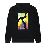Poetic Collective Logo Cut Out Hoodie Black
