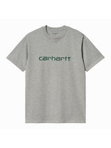 Carhartt WIP Script T-Shirt Grey Heather / Chervill