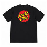 Santa Cruz Classic Dot Chest T-Shirt Black