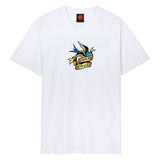 Santa Cruz Sommer Sparrow Front T-Shirt White
