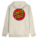 Santa Cruz Classic Dot Chest Hoodie Light Grey