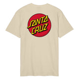 Santa Cruz Classic Dot Chest T-Shirt Blond Wood