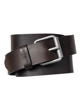 Carhartt WIP Script Leder Belt Gürtel Liberica/Gun Metal