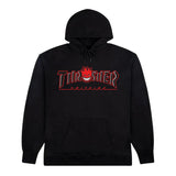 Thrasher X Spitfire Big Head Outline Hoodie Black